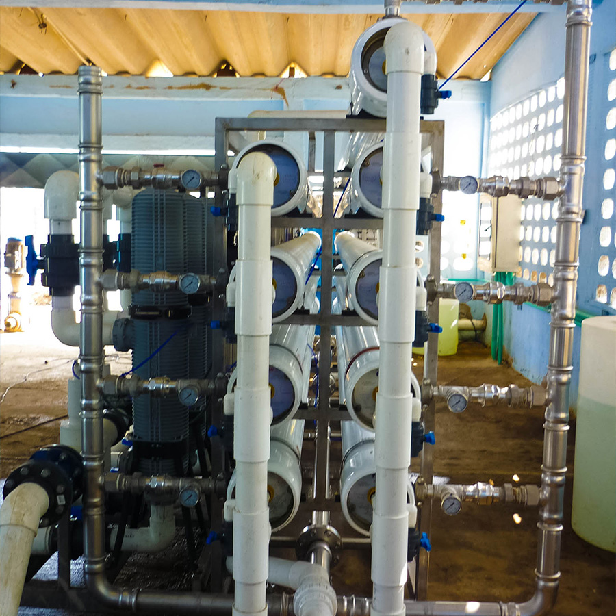 Planta desalinizadora instalada por tecnoaguas en la guajira